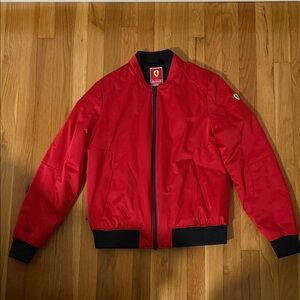 Ferrari Scuderia Official Red Bomber Jacket